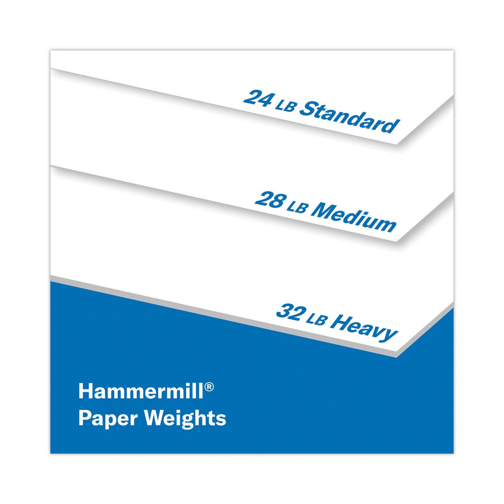 Hammermill Premium Laser Print Paper, 98 Bright, 24 lb Bond Weight, 8.5 x 14, White, 500/Ream